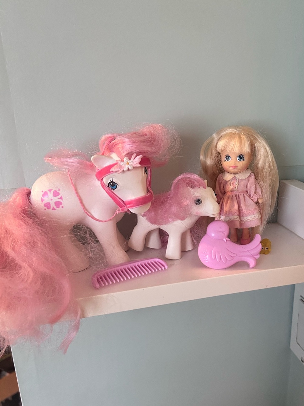 G1 My Little Pony Molly, Sundance, & Baby Sundance